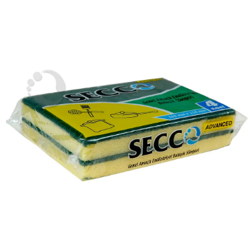 Secco Advanced Endüstriyel Bulaşık Süngeri 4'lü resmi