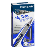 Pensan 6030 My Sign Jel İmza Kalemi 1.0 mm- Mavi resmi