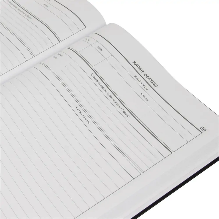 Dilman Yönetim Kurulu Karar Defteri 20 x 28 cm - 96 Yaprak resmi
