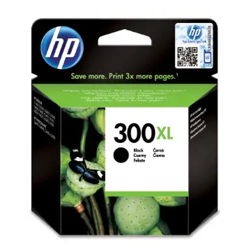 HP 300XL Yüksek Kapasiteli Siyah Orijinal Mürekkep Kartuşu CC641EE resmi
