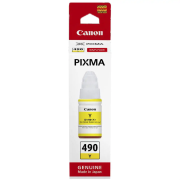 Canon Gi-490y Mürekkep Şişesi Sarı 7000 Sayfa 70 ml 0666C001 resmi