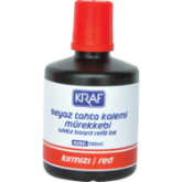 Kraf 450G Tahta Kalemi Mürekkebi 100 ml-Kırmızı resmi