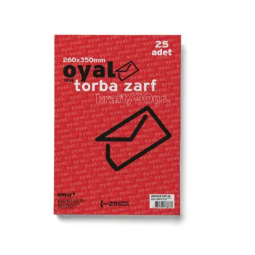 Oyal Torba Zarf 26x35 90gr Kraft SLK 250'li resmi
