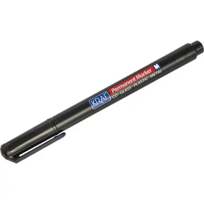 Kraf 280 Asetat Kalemi-Siyah (M) 12'li resmi