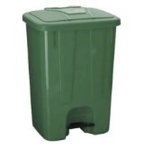 Şenyayla Köşeli Pedallı Çöp Kovası 40 L Yeşil - 4255 resmi