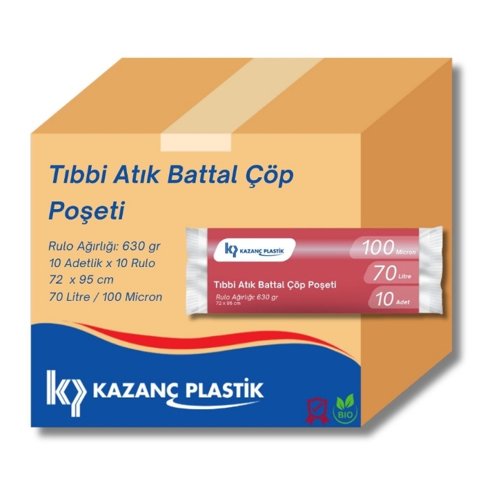 Kazanç Tıbbi Atık Çöp Torbası resmi