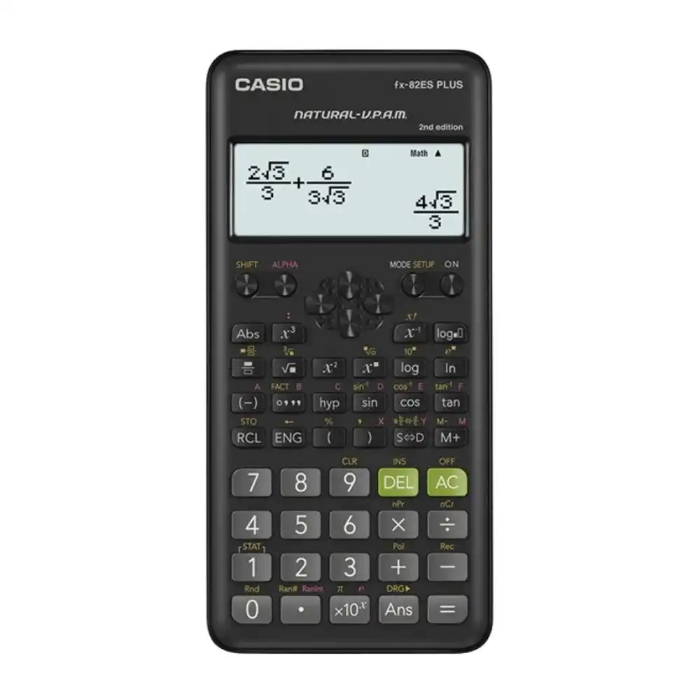Casio FX-82ES Plus Bilimsel Hesap Makinesi 249 Fonksiyon resmi