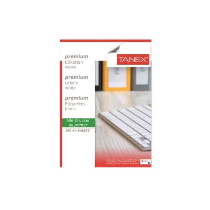 Tanex Laser Etiket Tw-2216 105 X 35 Mm 100 Adet resmi