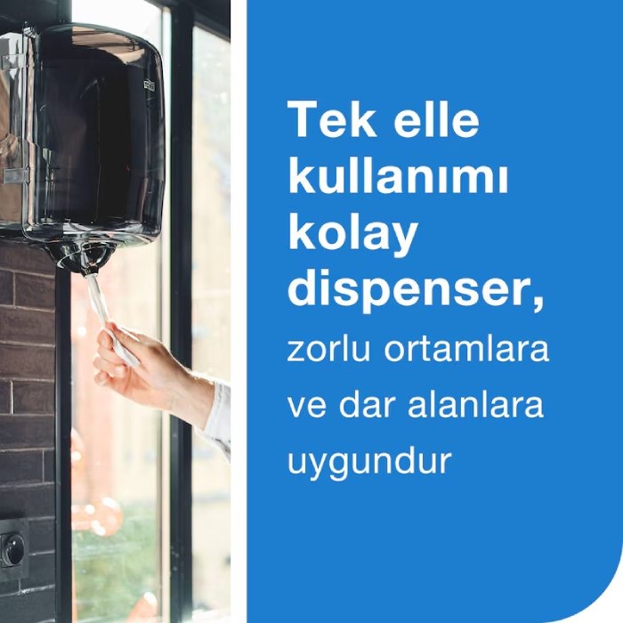 Tork Reflex İçten Çekmeli Havlu Aparatı Siyah resmi