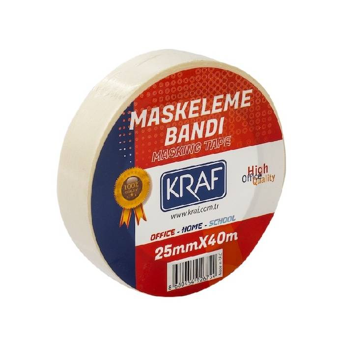 Kraf Maskeleme Bandı 25mm x 40mt 4025G resmi