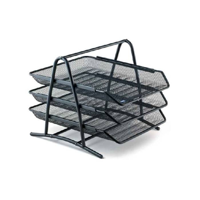 Perfore Evrak Rafı Siyah 3'lü resmi