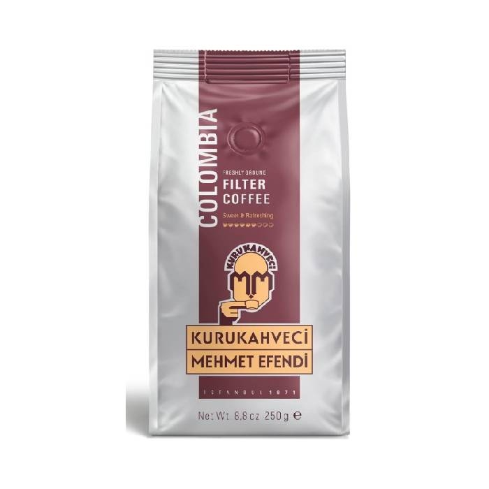Mehmet Efendi Colombian Filtre Kahve 250 Gr resmi