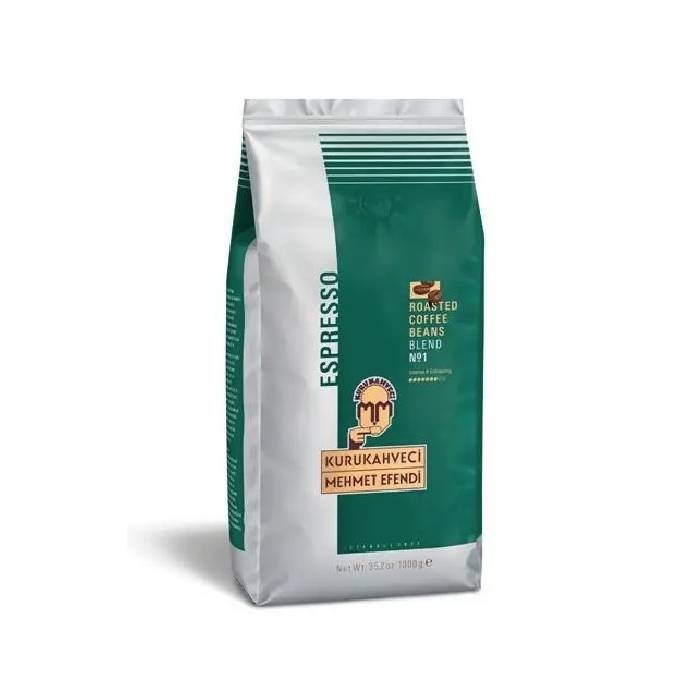 Mehmet Efendi Espresso Çekirdek Kahve 1000 Gr resmi